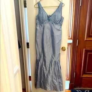 Teri Jon Elegant Blue Evening Gown